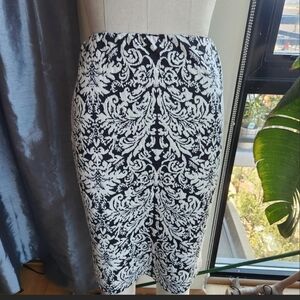 Mossimo Supply Co. Black and White Pencil Skirt